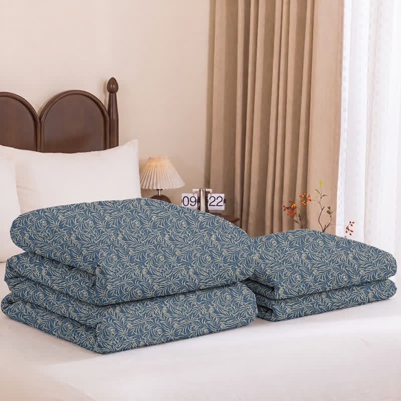 Ownkoti Botanical Flower Reversible Cotton Quilt - image 5