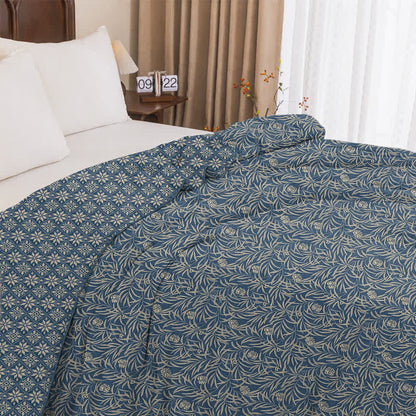 Ownkoti Botanical Flower Reversible Cotton Quilt - image 9