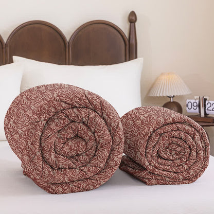 Ownkoti Botanical Flower Reversible Cotton Quilt - image 23