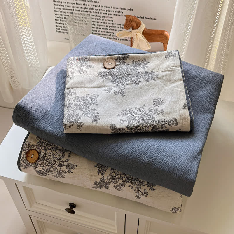 Ownkoti Vintage Botanical Linen Cotton Bedding Set - image 4