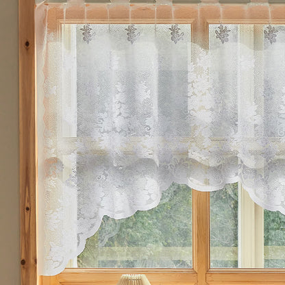Ownkoti Romantic Trailing Blossom Lace Cafe Curtain - image 3