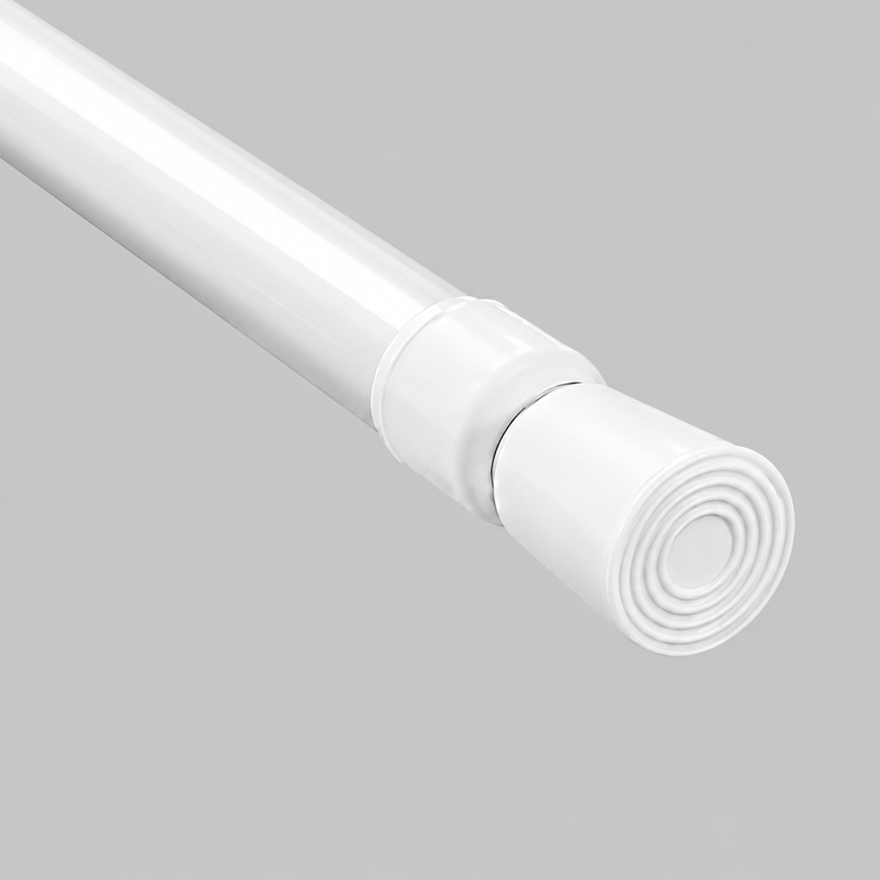 Ownkoti White Spring Tension Curtain Rod - Thick Rod - 60cm-110cm - image 5