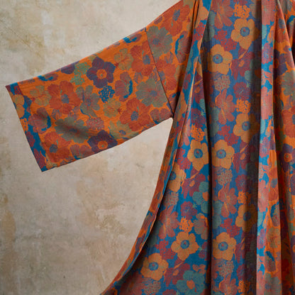 Ownkoti Vintage Flower Cotton Kimono Robe - image 3