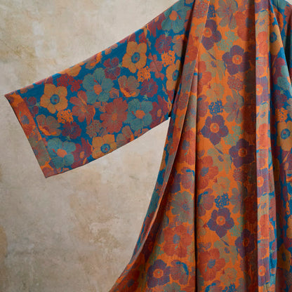 Ownkoti Vintage Flower Cotton Kimono Robe - image 10