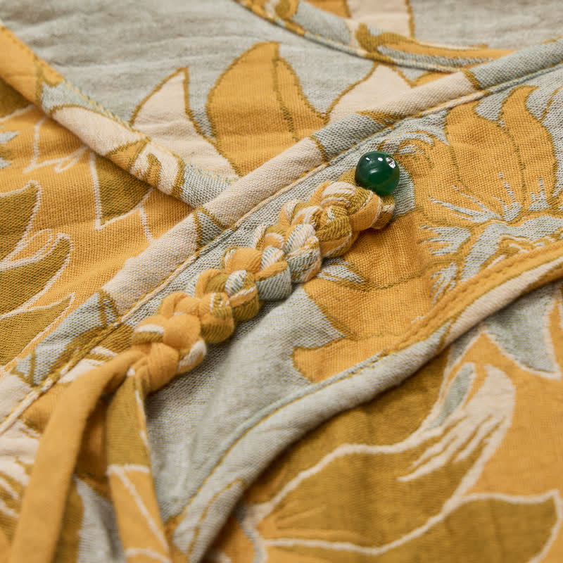 Ownkoti Oriental Sunflower Cotton Pajama Set - image 4