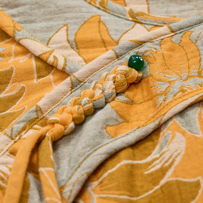 Ownkoti Oriental Sunflower Cotton Pajama Set - image 4