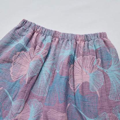 Ownkoti Ginkgo Leaf Cotton Notched‑Collar Loungewear Set - image 16