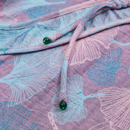 Ownkoti Chinese Style Ginkgo Leaf Pajama Set - image 9