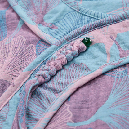 Ownkoti Chinese Style Ginkgo Leaf Pajama Set - image 10