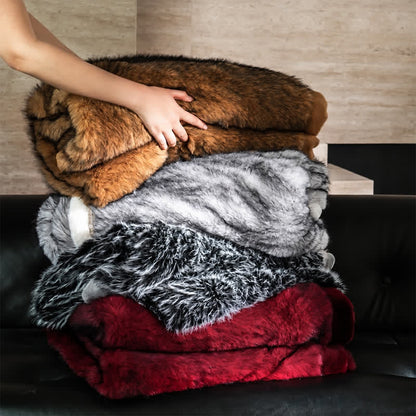 Ownkoti Luxury Faux Fur Throw Blanket - image 1