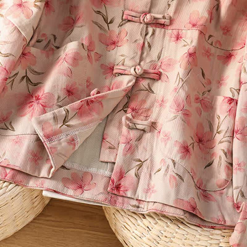 Ownkoti Breezy Blush Floral Lounge Cardigan - image 5