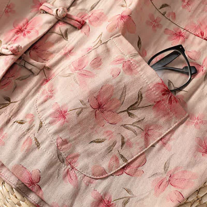 Ownkoti Breezy Blush Floral Lounge Cardigan - image 4