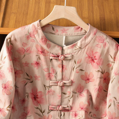 Ownkoti Breezy Blush Floral Lounge Cardigan - image 3