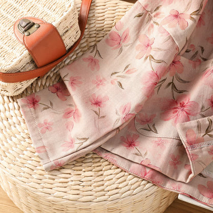 Ownkoti Breezy Blush Floral Lounge Cardigan - image 6