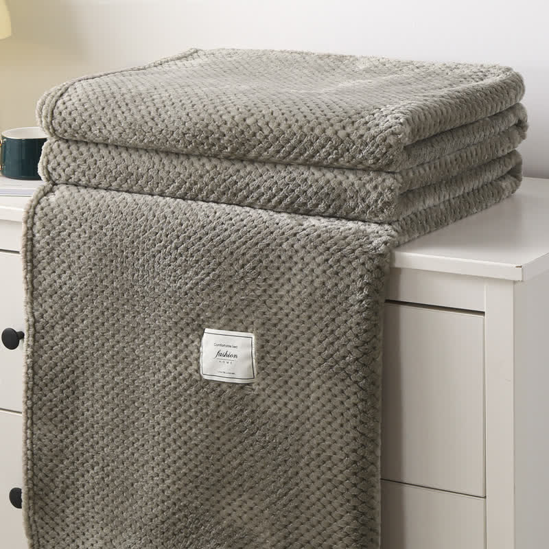 Ownkoti Modern Lightweight Soft Throw Blanket - Brown - Queen - image 22