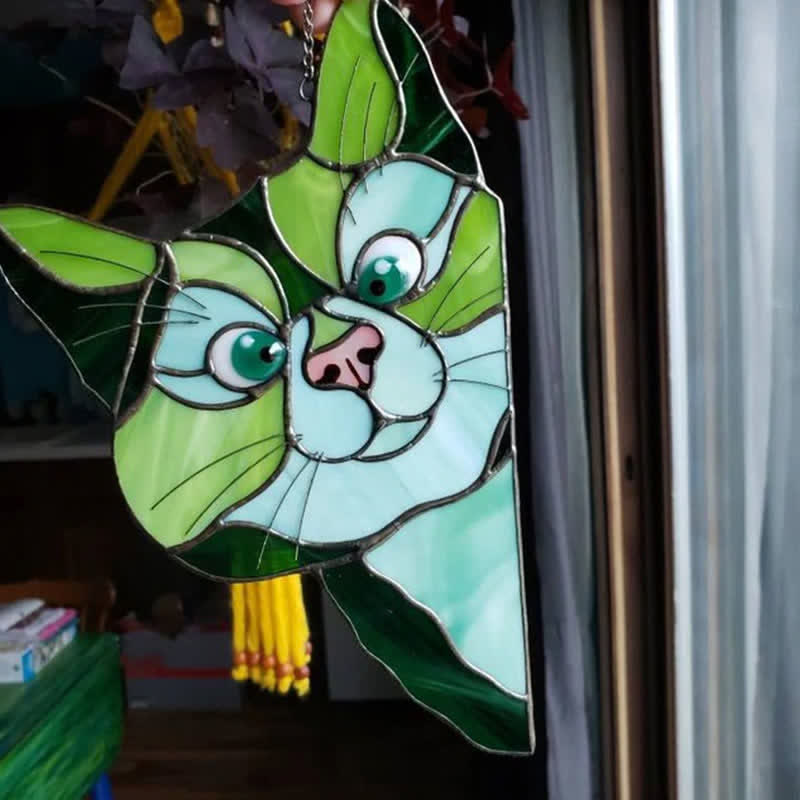 Ownkoti Stain Cat Suncatcher Window Ornament (Buy One Get One Free) - image 10