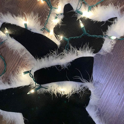 Ownkoti Aunt Bethany's Fried Cat Decorative Fur Trimmed Rug - image 2