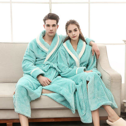 Ownkoti Thick Fleece Pajama Comfy Bathrobe - image 20