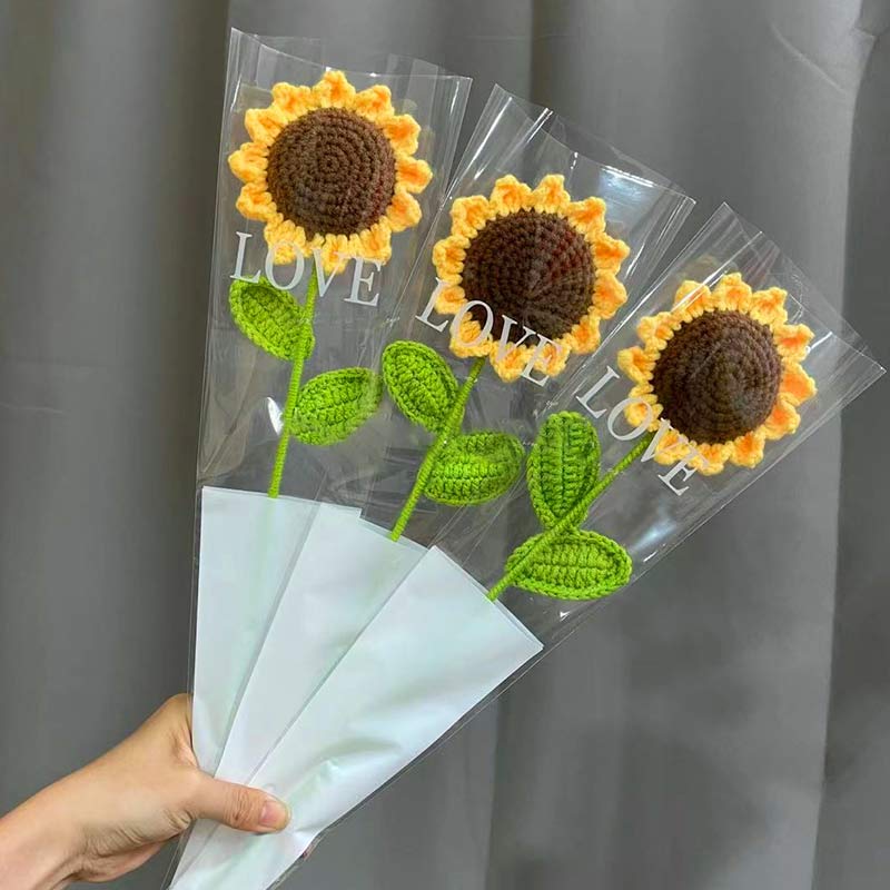 Ownkoti Knitted Handmade Crocheted Sunflower - image 5