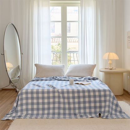 Ownkoti Classic Check Cotton Quilt - Blue - Queen - image 0