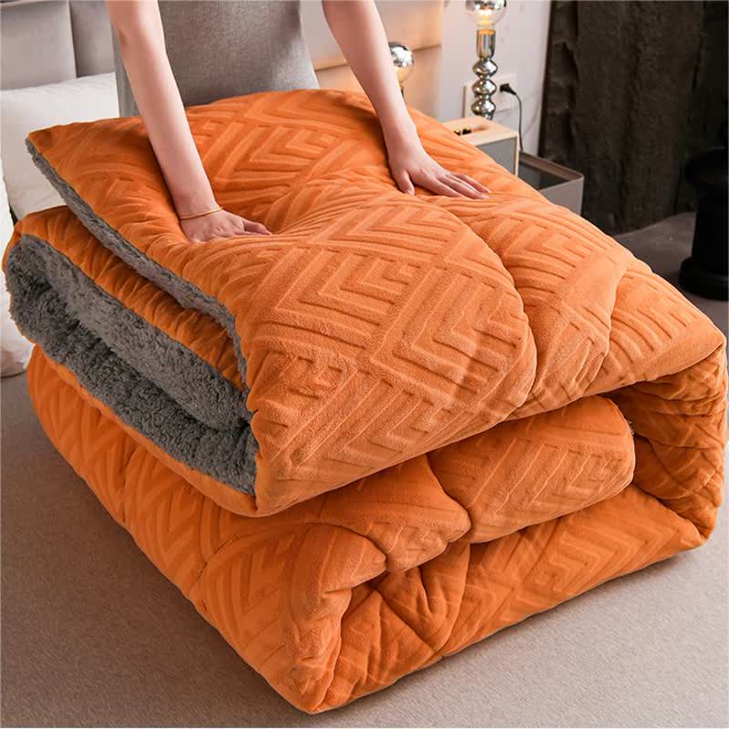Ownkoti Thick Sherpa Winter Blanket with Quilt Core - image 3