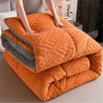 Ownkoti Thick Sherpa Winter Blanket with Quilt Core - image 3