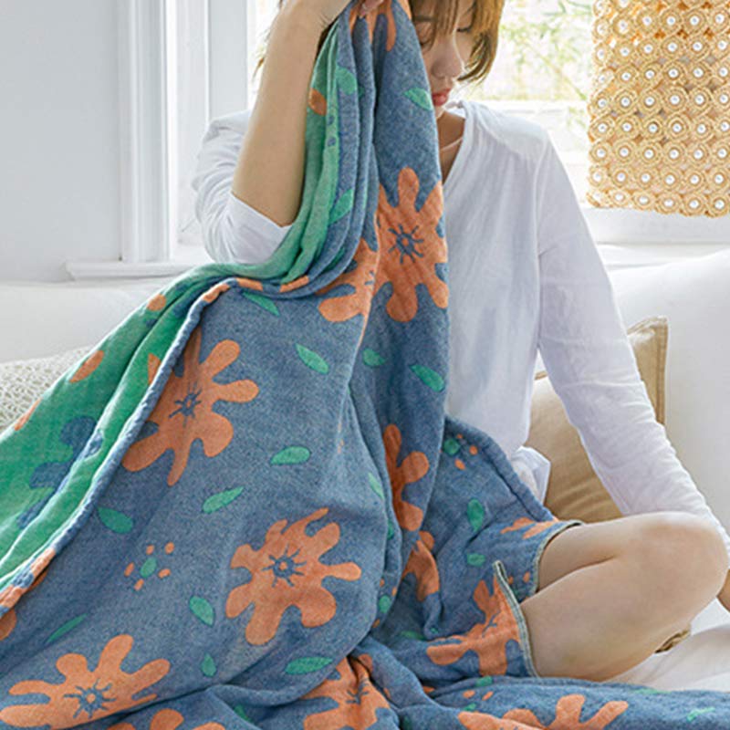 Ownkoti Cute Flowers Cotton Breathable Reversible Quilt - image 10