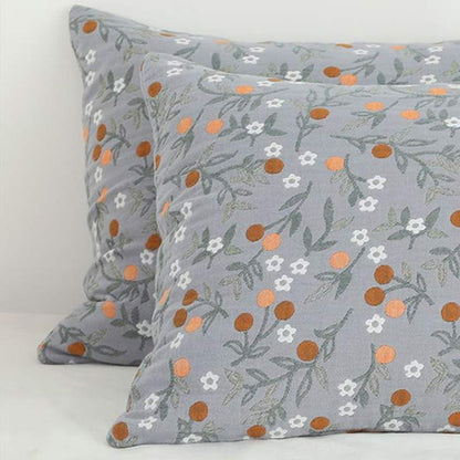Ownkoti Rural Flower Pattern Pillowcases Pillow Shams (2PCS) - image 1