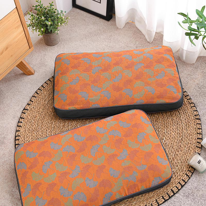 Ownkoti Buckwheat Pillow Ginkgo Leaf Cotton Pillowcase - image 6