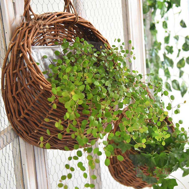Ownkoti Handwoven Plant Basket with Handle (3PCS) - image 2