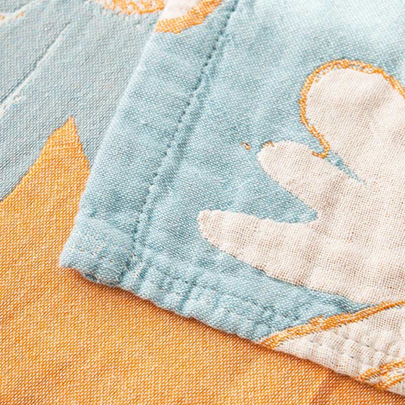 Ownkoti Daisy Printed Cotton Soft Reversible Quilt