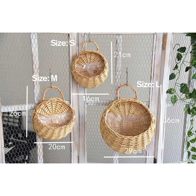 Ownkoti Handwoven Plant Basket with Handle (3PCS) - image 11