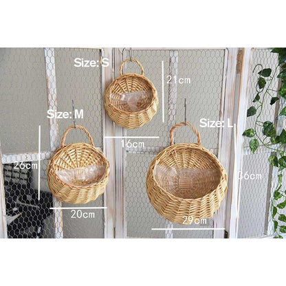 Ownkoti Handwoven Plant Basket with Handle (3PCS) - image 11