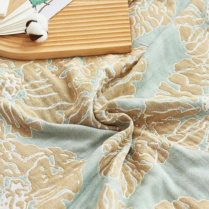 Ownkoti Lightweight Peony Cotton  Reversible Blanket - image 9