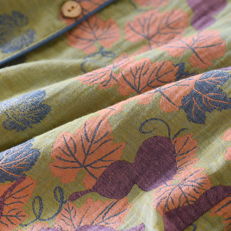 Ownkoti Gourd Jacquard Cotton Loungewear Set - image 7