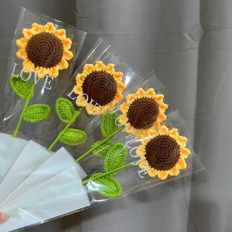 Ownkoti Knitted Handmade Crocheted Sunflower - image 6