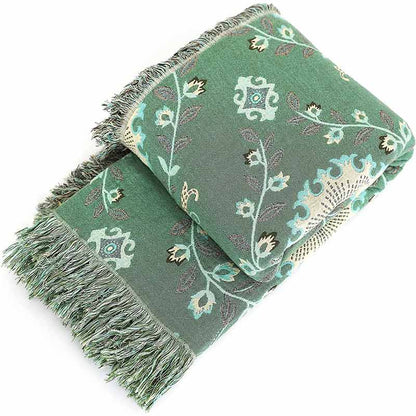 Ownkoti Retro Sofa Cover Cotton Reversible Blanket - image 11