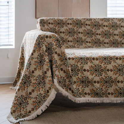 Ownkoti Plum Flower Jacquard Sofa Protector - image 5