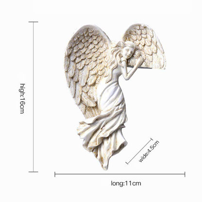 Ownkoti Door Frame Angel Wings Sculpture - image 1
