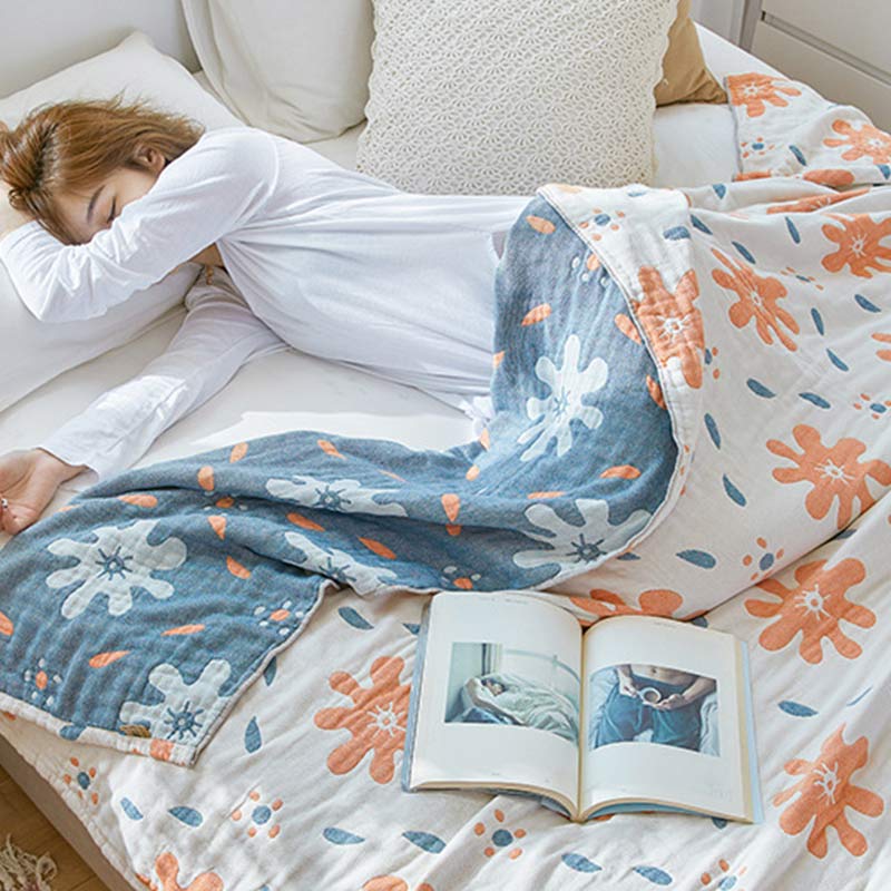 Ownkoti Cute Flowers Cotton Breathable Reversible Quilt - image 1