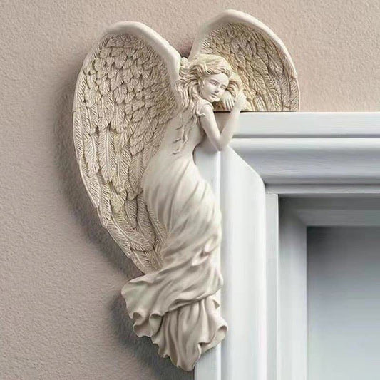 Ownkoti Door Frame Angel Wings Sculpture - Angel Left - image 0