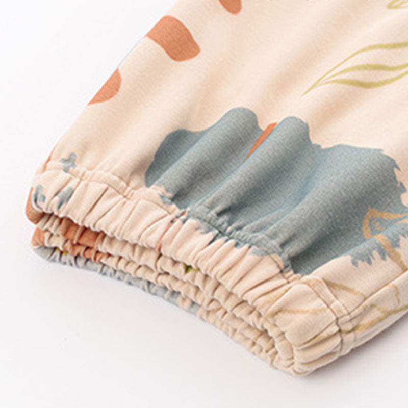 Ownkoti Flower Leaf Print Cotton Loungewear Set - image 8