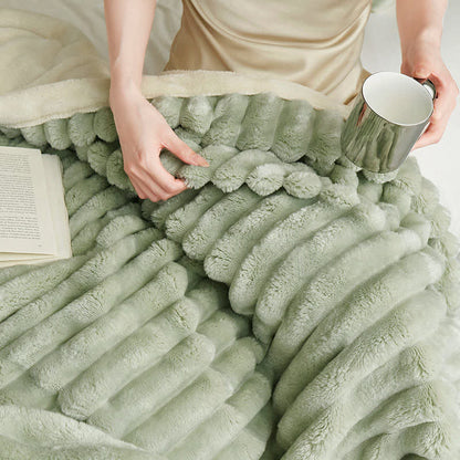 Solid Color Soft Lightweight Throw Blanket - image 3