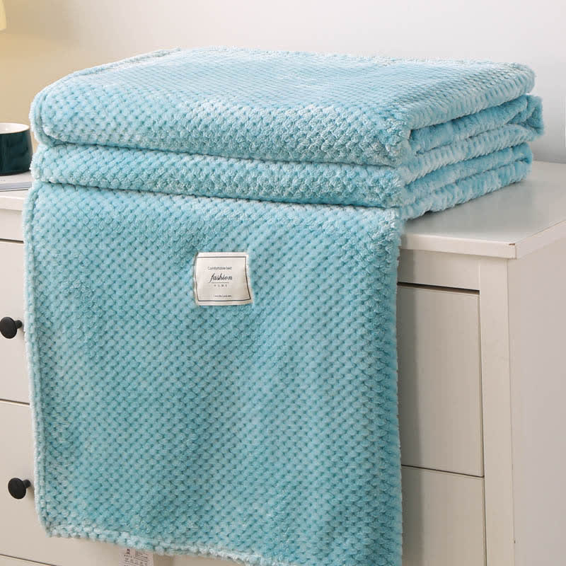 Ownkoti Modern Lightweight Soft Throw Blanket - Green Lake - Queen - image 9