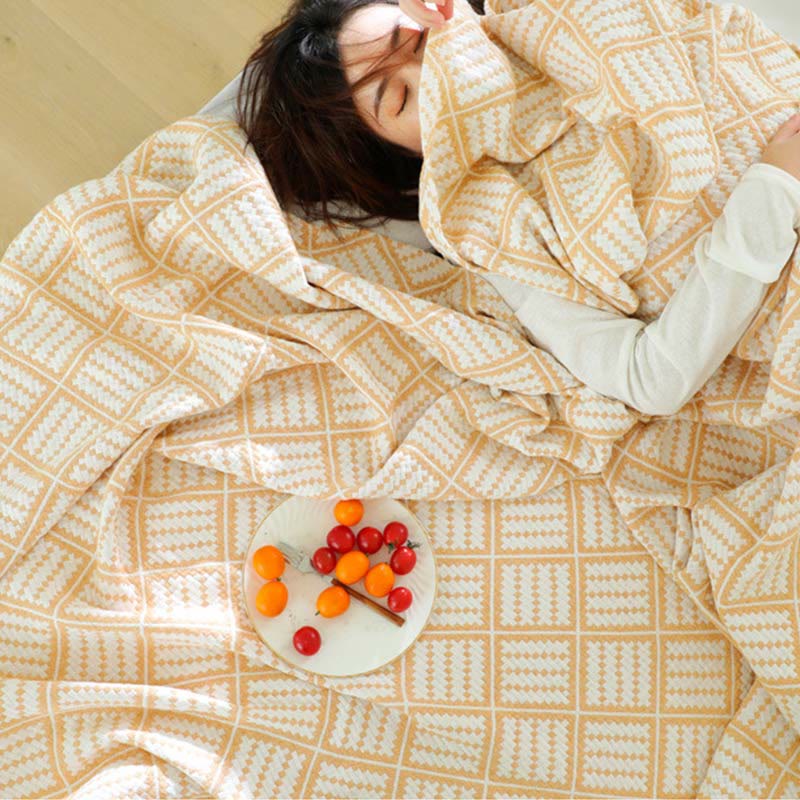 Ownkoti Plaid Pure Cotton Three Layers Quilt - image 9