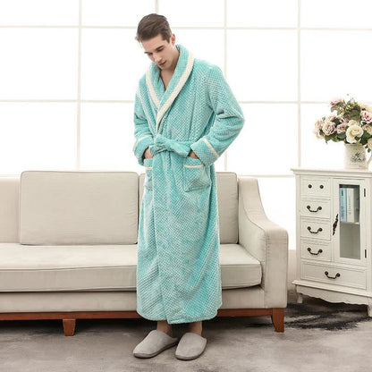 Ownkoti Thick Fleece Pajama Comfy Bathrobe - image 22