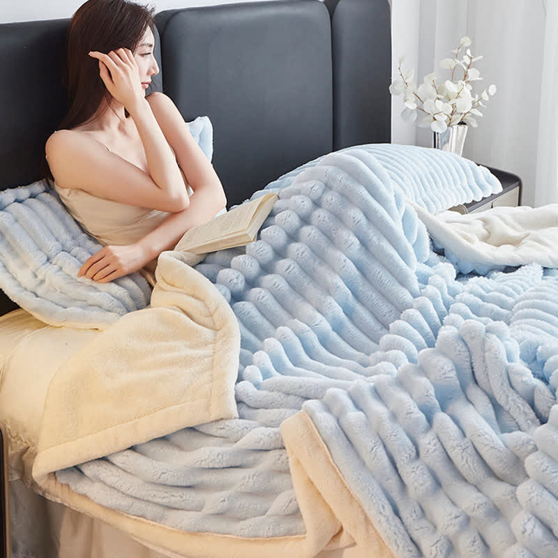 Solid Color Soft Lightweight Throw Blanket - image 18