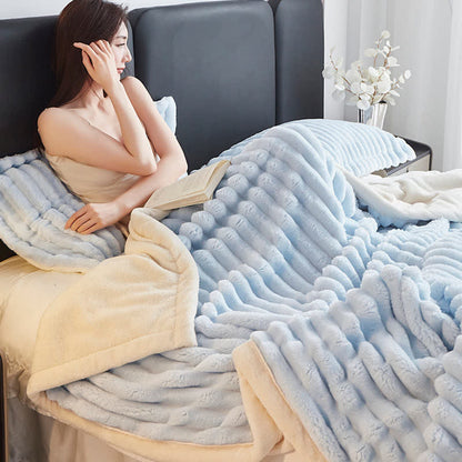 Solid Color Soft Lightweight Throw Blanket - image 18