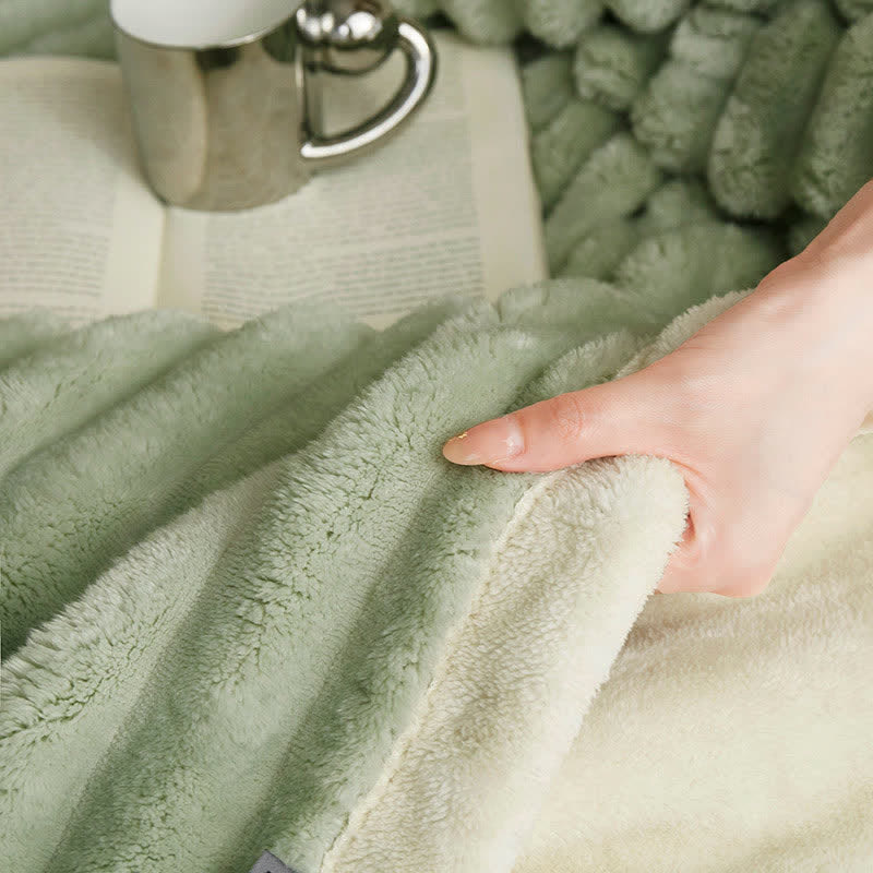 Solid Color Soft Lightweight Throw Blanket - image 5