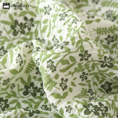 Ownkoti Pastoral Style Floral Cotton Loungewear Set - image 3